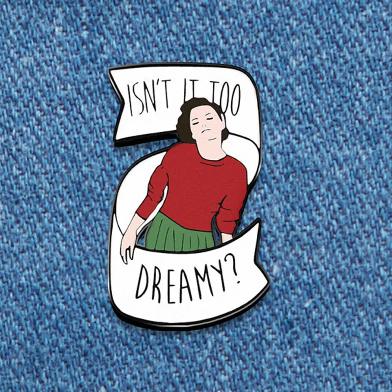 

Twin Peaks Audrey Horne Enamel Brooch Pins Badge Lapel Pin Brooches Collar Jeans Jacket Fashion Jewelry Accessories