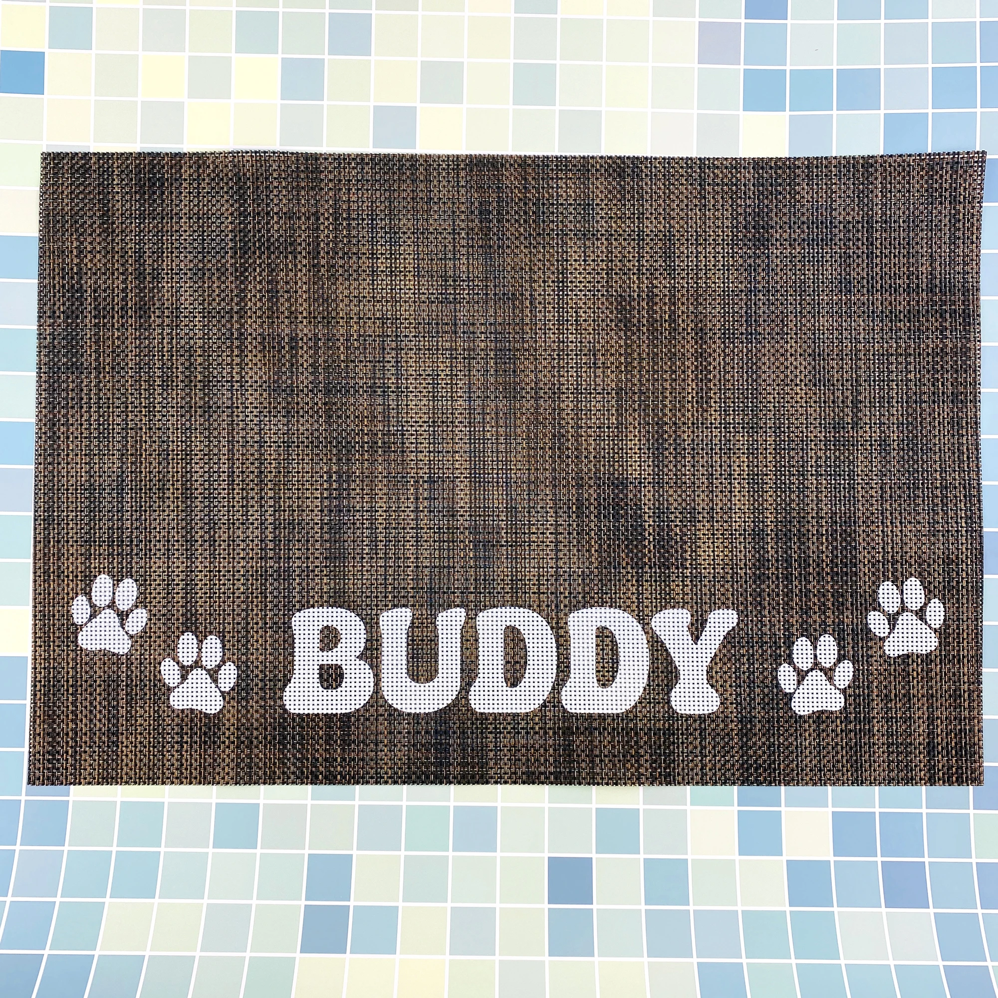 Имена кошек и собак на заказ персонализированные коврики для - Цена: 175.56