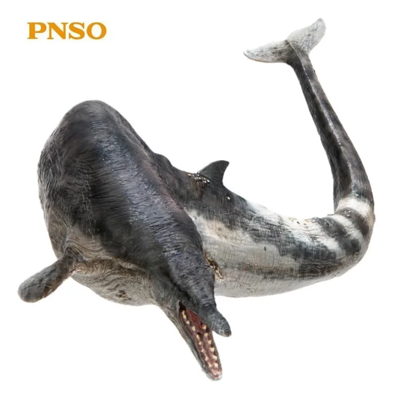 PNSO 50 см длина древняя фигурка животного кукла модель Basilosaurus с кронштейном Классические игрушки для мальчиков Морская жизнь возраст динозавров