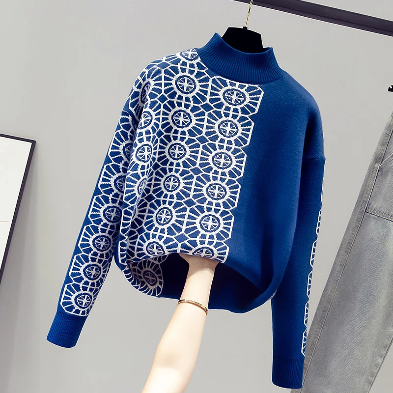 Повседневный базовый вязаный свитер FINEWORDS в классическом Корейском стиле