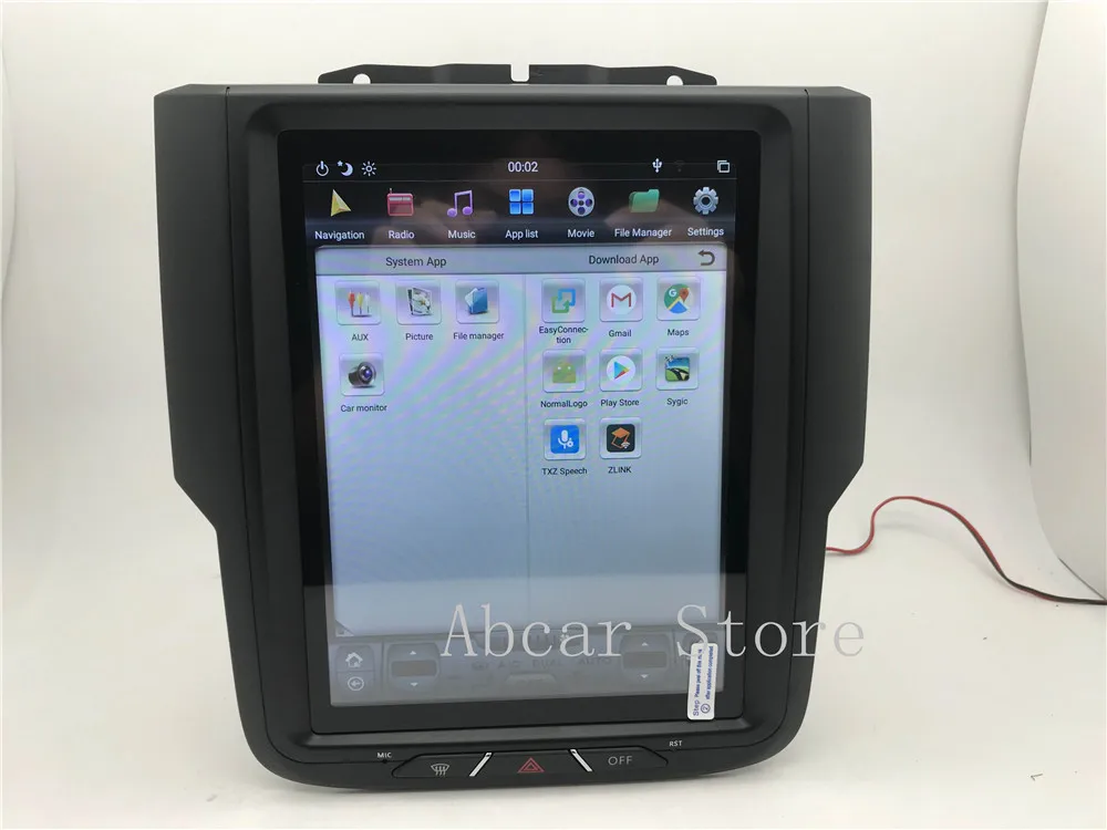10,4 ''Tesla стиль Android 8,1 автомобильный dvd-плеер gps навигация для Dodge ram 1500- стерео CARPLAY HDMI радио авто ips PX6