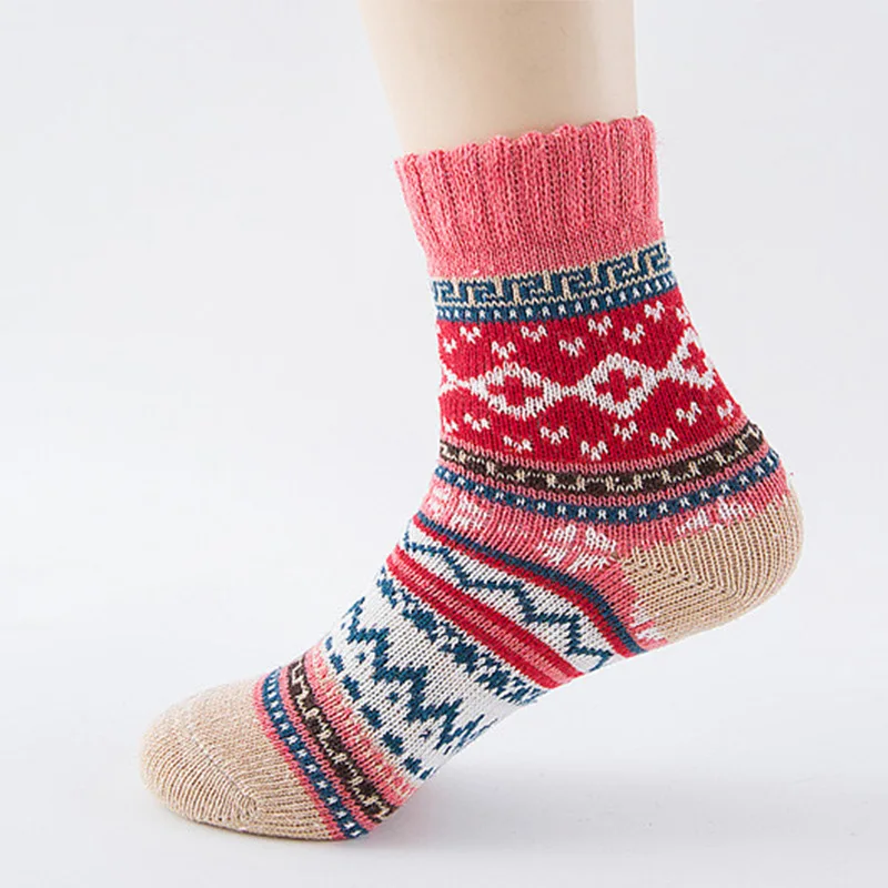 Женские зимние носки Канада 30 градусов холодные шерстяные для женщин плотные