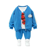 new spring autumn baby girls clothes suit children jacket t shirt pants 3pcssets toddler fashion boys clothing kids tracksuits