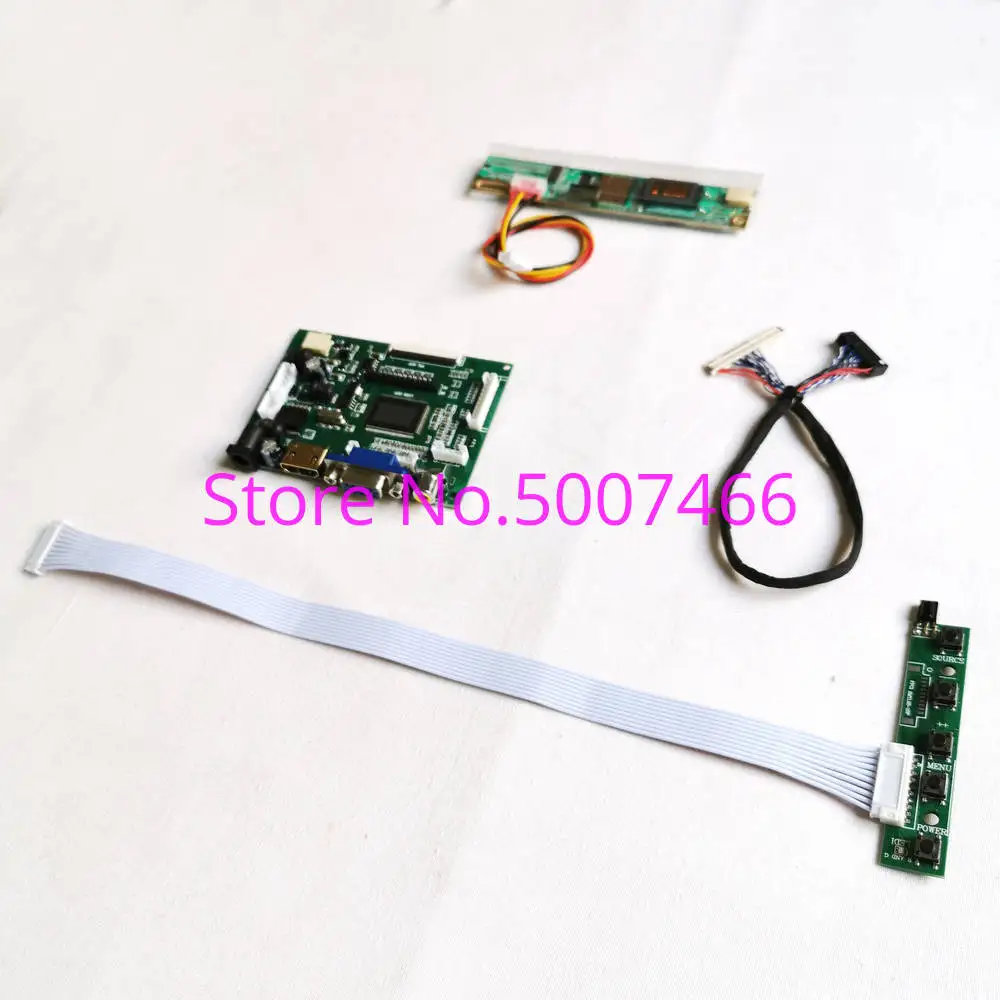 

For B141EW03 V.0/V.2/V.3/V.5/V.B 14.1" 1CCFL Inverter VGA AV 30Pin LVDS LCD Panel 1280*800 Monitor Controller Board DIY Kit