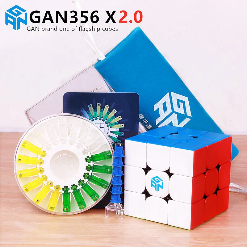 GAN 356X2 0 Магнитный магический скоростной кубик Гань GAN356 X профессиональные