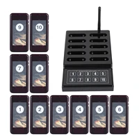 su 68g wireless calling pager system pager 10 channels 1km waiter pager call customer strong signal for restaurant hospital