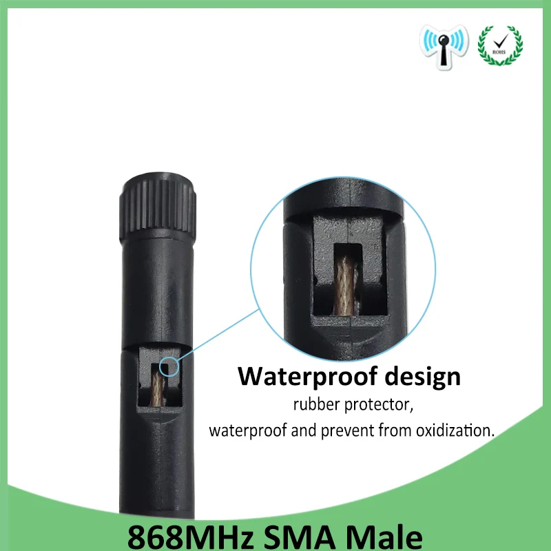 EOTH 20pcs 868mhz antenna 3dbi sma male 915mhz lora antene iot module lorawan ipex 1 SMA female pigtail Extension Cable | Мобильные