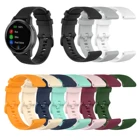 Силиконовый браслет 22 мм, 20 мм, 18 мм, для смарт-часов Garmin Vivoactive 3, 4, 4S, ремешок для Forerunner 645, 245, мягкий спортивный браслет