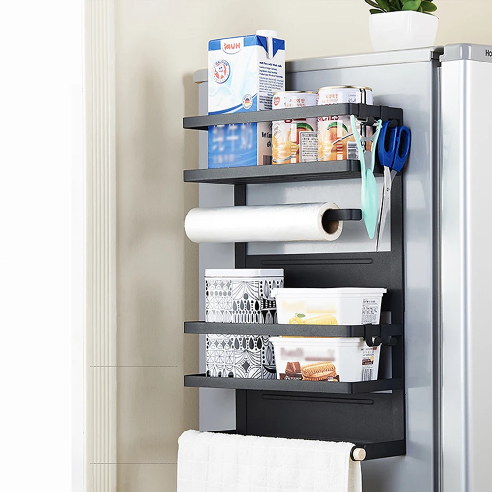 Стеллаж для кухни стеллаж холодильника магнитная | Обустройство дома