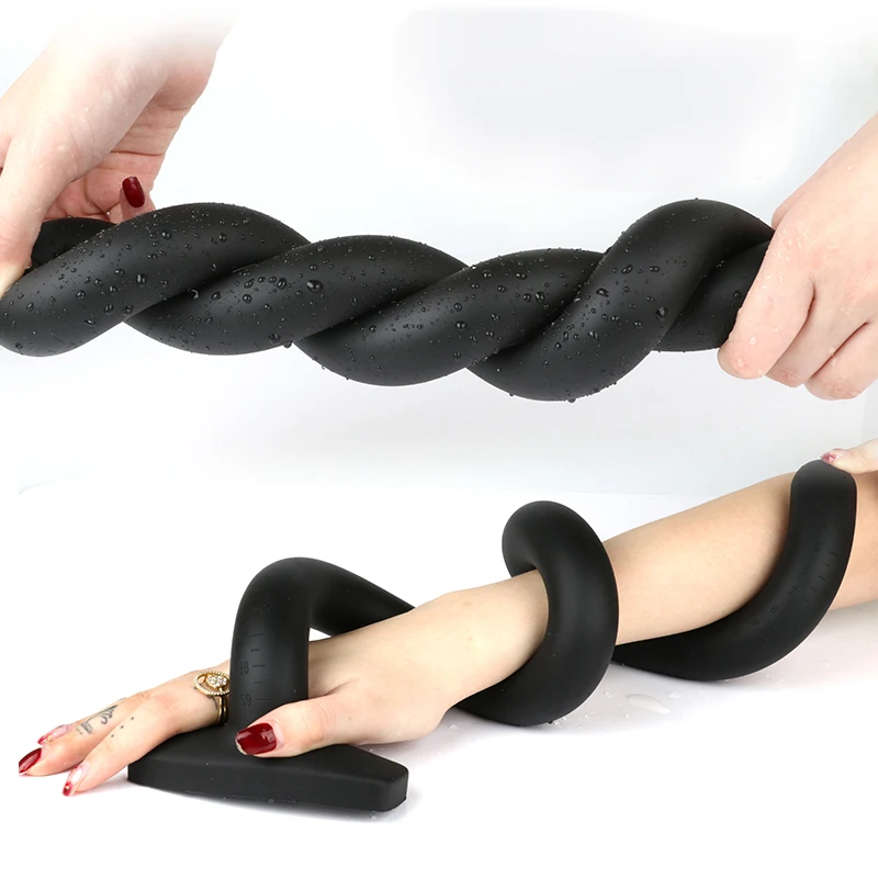 1m/60cm Super Long Anal Sex Toys Indepth Anus Expander Liquid Silicone Butt Plugs Huge Dildo Snake Whip Vagina Dilation | Красота и