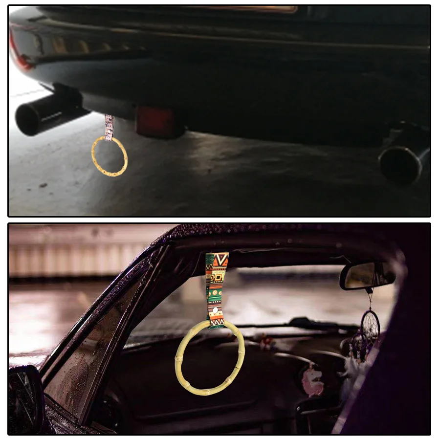 Специальный стиль Бамбуковый JDM Tsurikawa кольцо поезд автобус ручка ремешок для