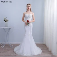 luxury wedding dress for women off shoulder appliqued train bride dresses mermaid elegant sweetheart lace wedding bridal gowns