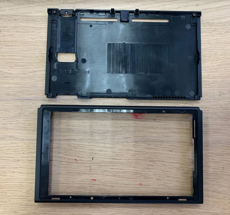 Оригинальная новая запасная Верхняя и нижняя Лицевая панель для Nintendo Switch S Чехол