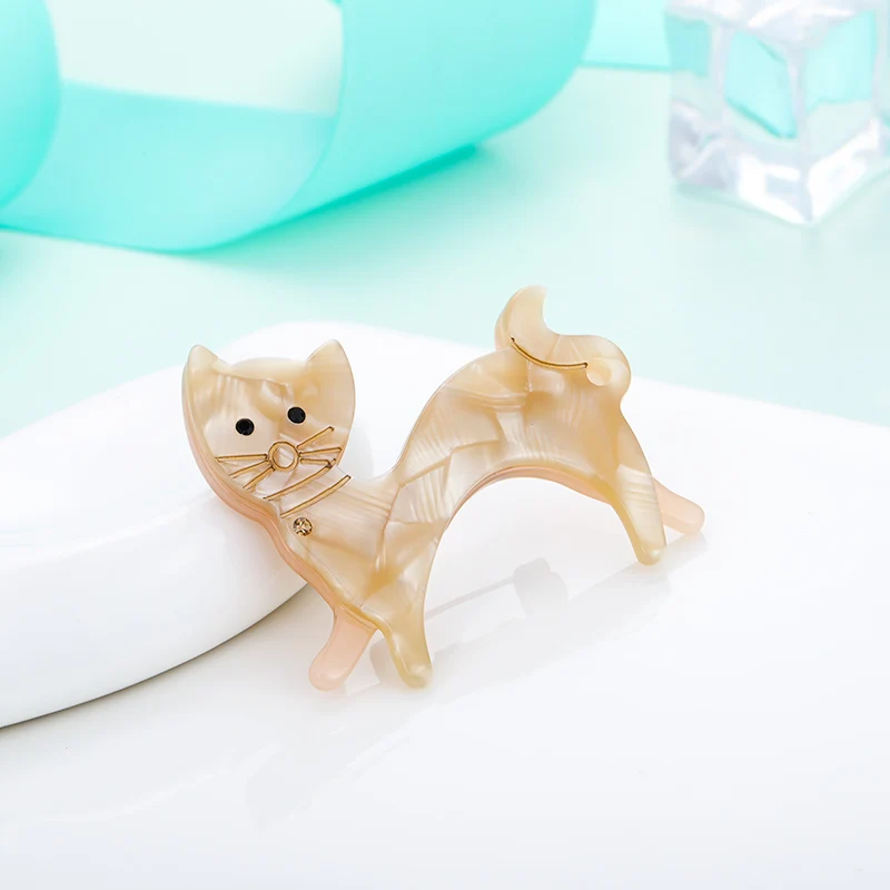 MAIKALE Милые Акриловые броши кошки для женщин брошь в виде собаки животного булавки