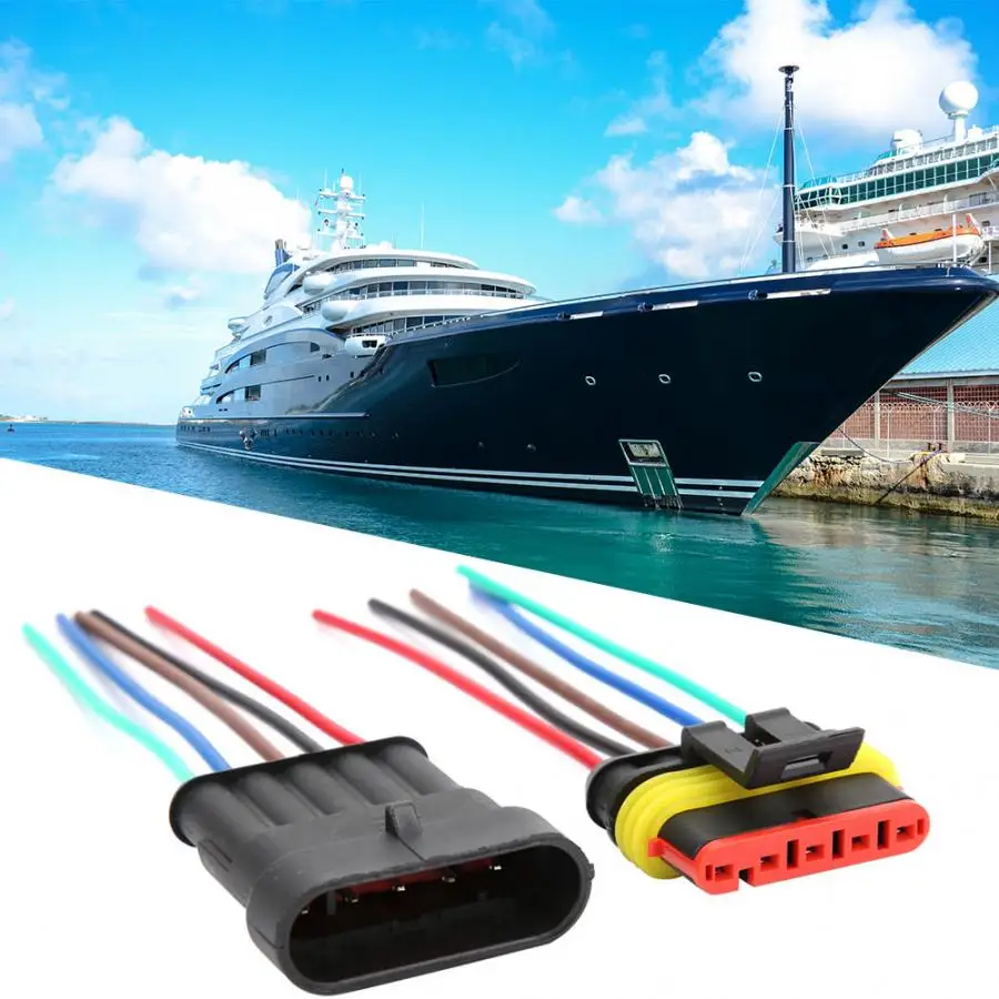 2 комплекта автомобильный разъем 4/5/6 Pin автомобилей Водонепроницаемый