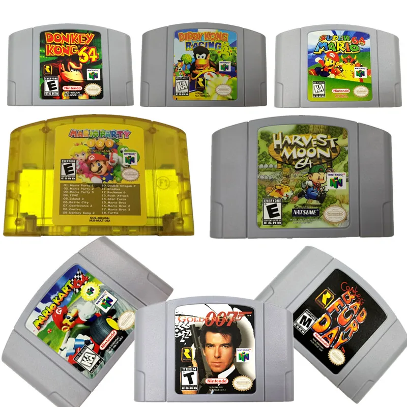 Для N64 Nintend игровые карты Marioed Kart US версия английский Nintendo 64 видеоигры картриджи