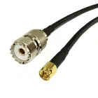 RF UHF к SMA Кабельный адаптер UHF Female SO239 к SMA Male прямой отрезок RG58 50 см100 см