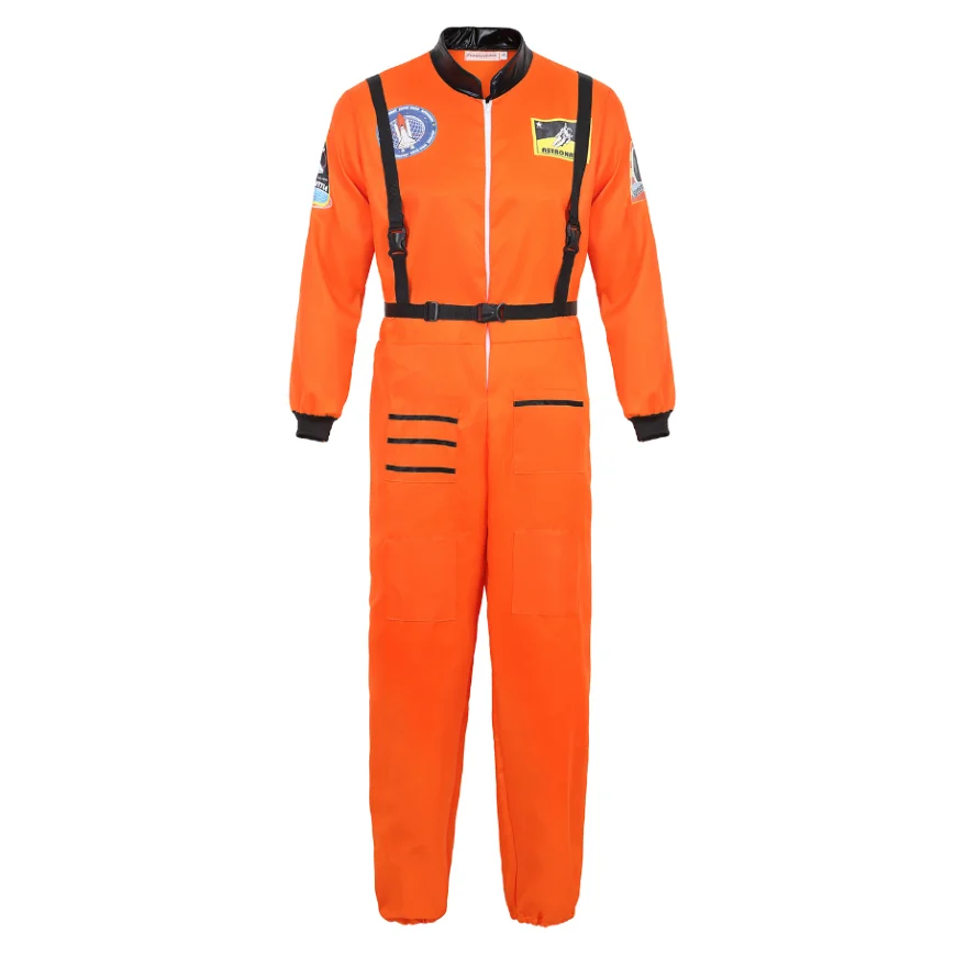 Men/Women Astronaut Suit Space Costume Flight Uniform Adult Spaceman Jumpsuit Halloween Cosplay Costumes Plus Size |