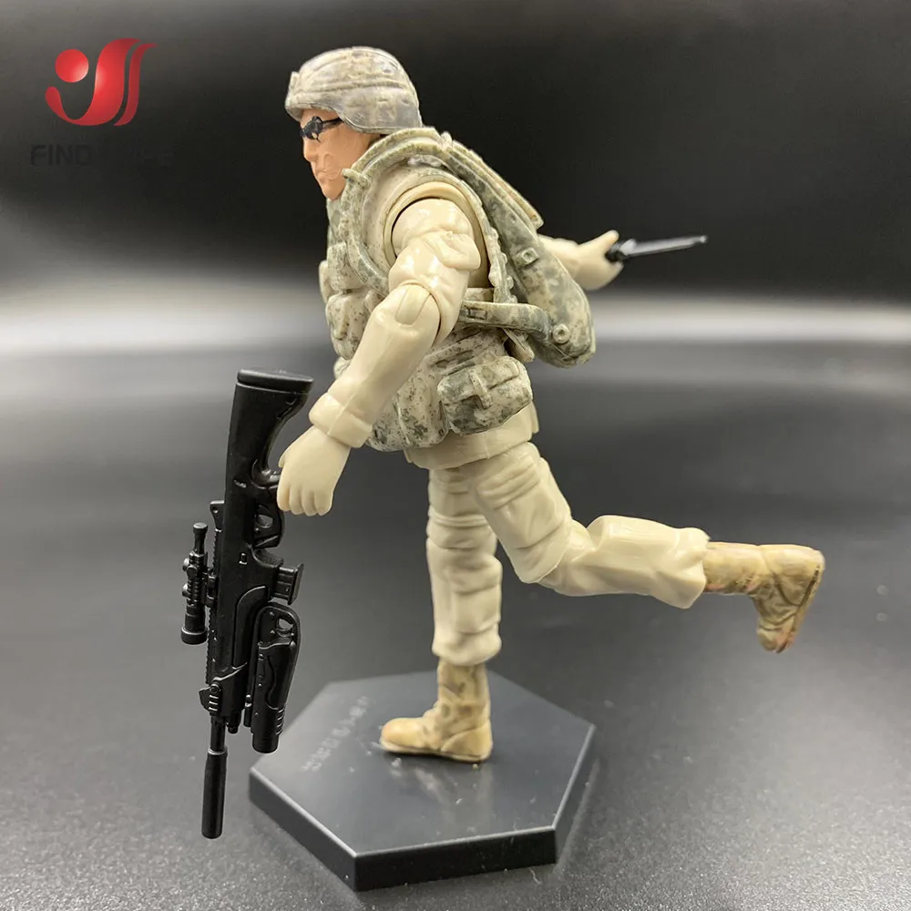 1 шт. 1:18 США 101 й дивизион солдат фигурку модели с оружием армии мужчин сборная