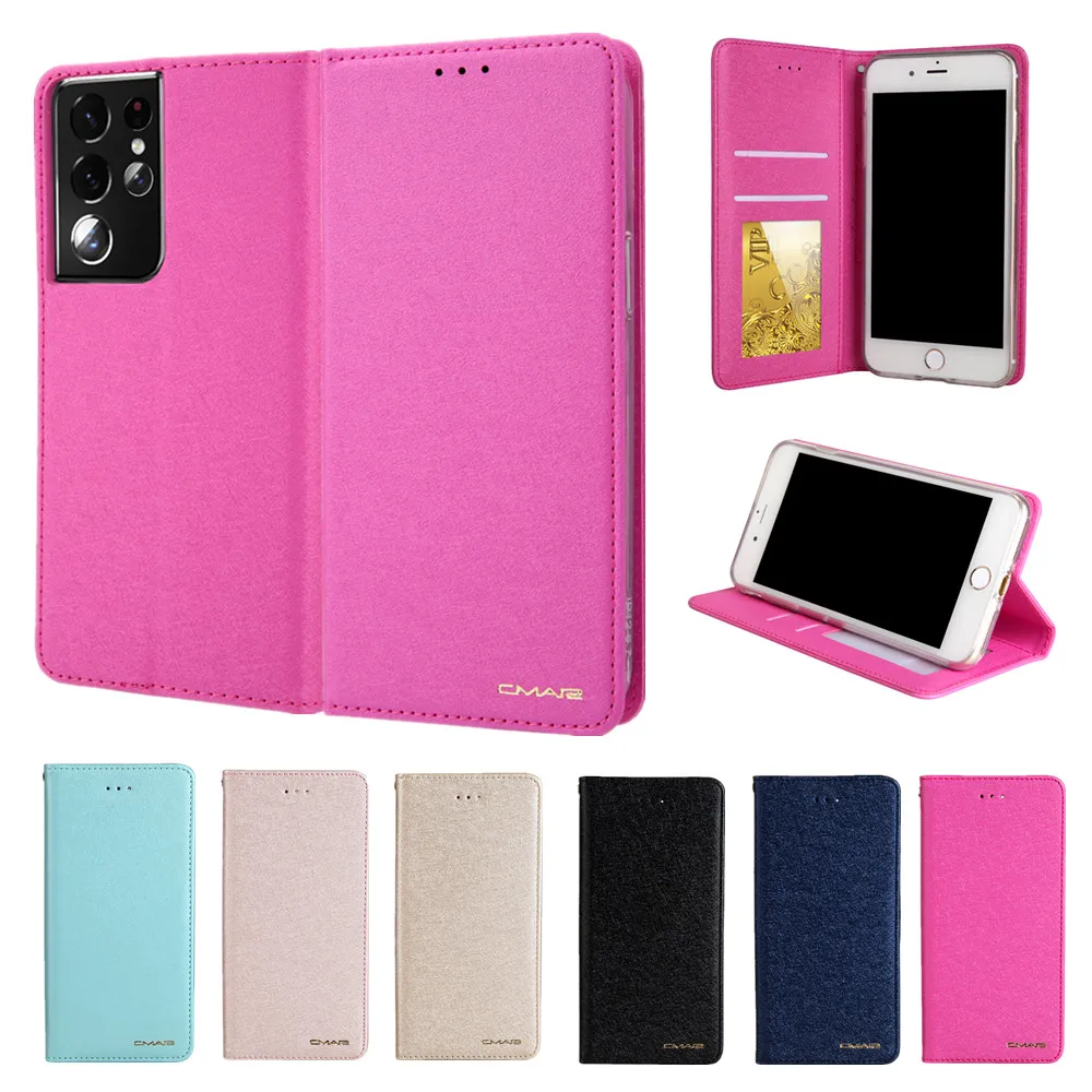 

Чехол-книжка для Samsung Galaxy S20, S10 Plus, Note 9, 10, S21 Ultra, кожаный