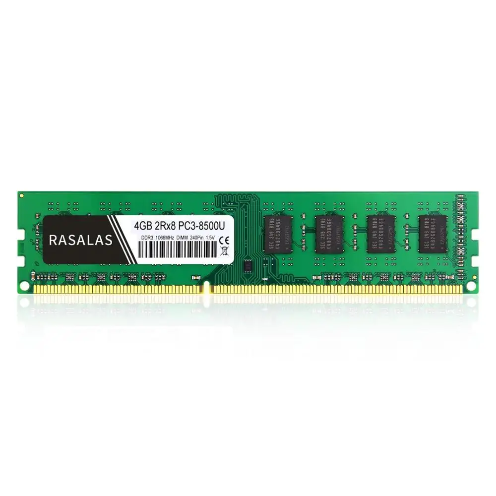 Rasalas 4 Гб 2Rx8 PC3-8500U DDR3 1066 МГц 1 5 V 240Pin без Ecc Память DIMM для настольных ПК Оперативная
