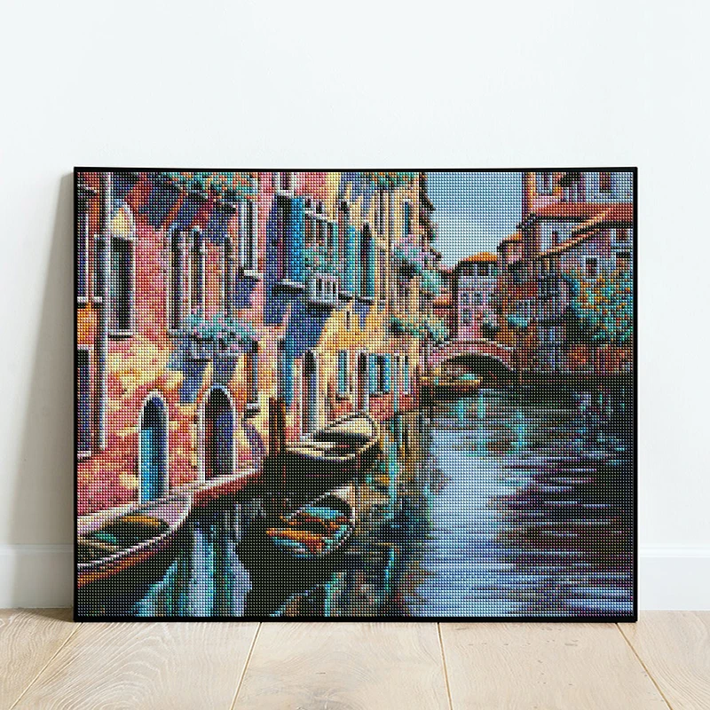 Набор для алмазной живописи полноразмерная и круглая мозаика с изображением