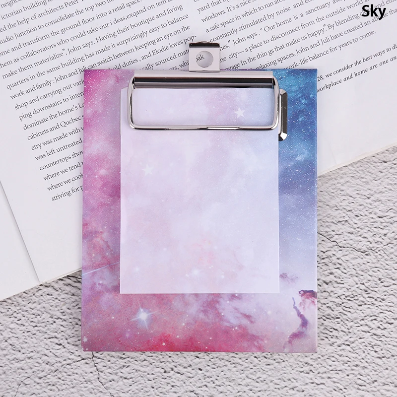 40 листов Star Sky plant Sticky Memo Pad Clip Note Paper Tabs To Do List Planner канцелярские принадлежности| |