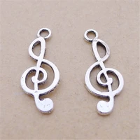 new music notes boutique charm pendants jewelry making finding diy bracelet necklace earring accessories handmade 5pcs