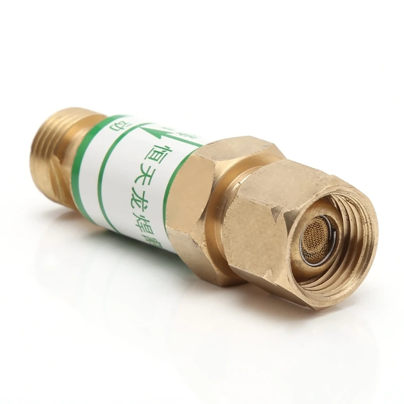 

LXAC Flashback Arrestor M16x1.5 Oxygen Acetylene Check Valve For Pressure Reducer Cutting Torch