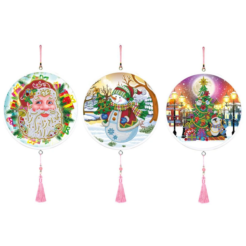 

DIY Santa Claus Special Shape Diamond Painting Tassels Butterfly Painting Wall Decoration Cross Stitch Kits Christmas gifts