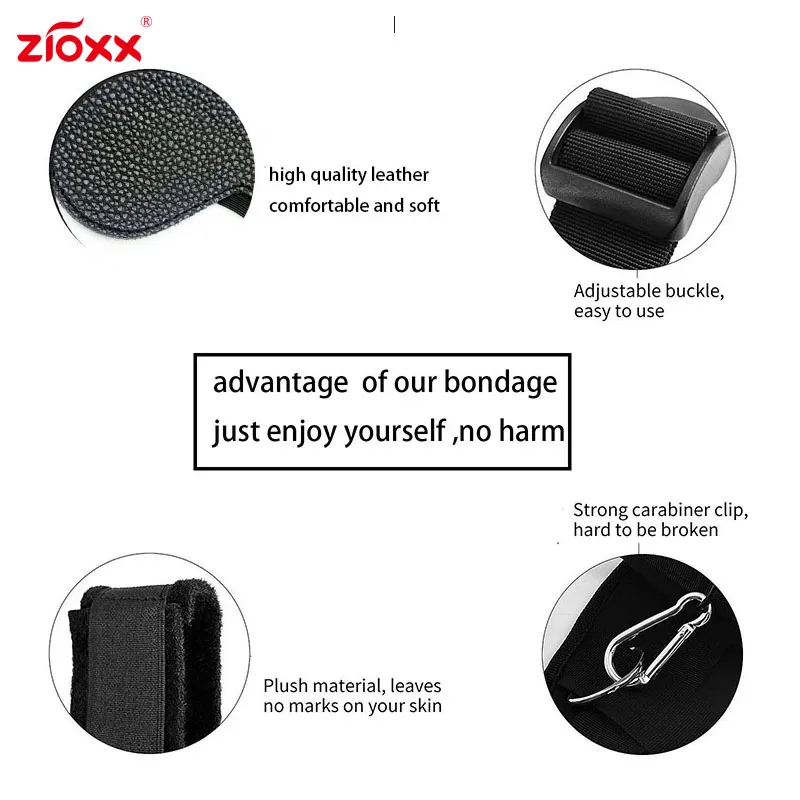 Женский БДСМ кожаный бондаж набор ограничителей игрушки для взрослых игры