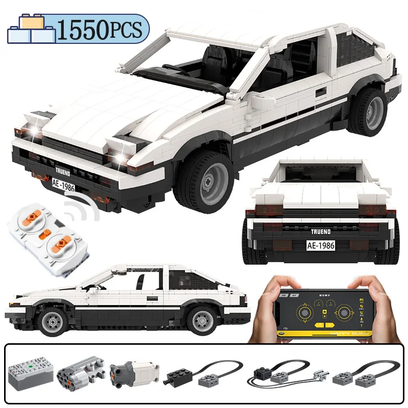 1550 шт. AE86 мс приложение Дистанционное Управление дрейф гоночный автомобиль