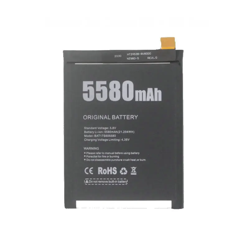 Аккумулятор для Doogee S60 / Lite 5580 мАч