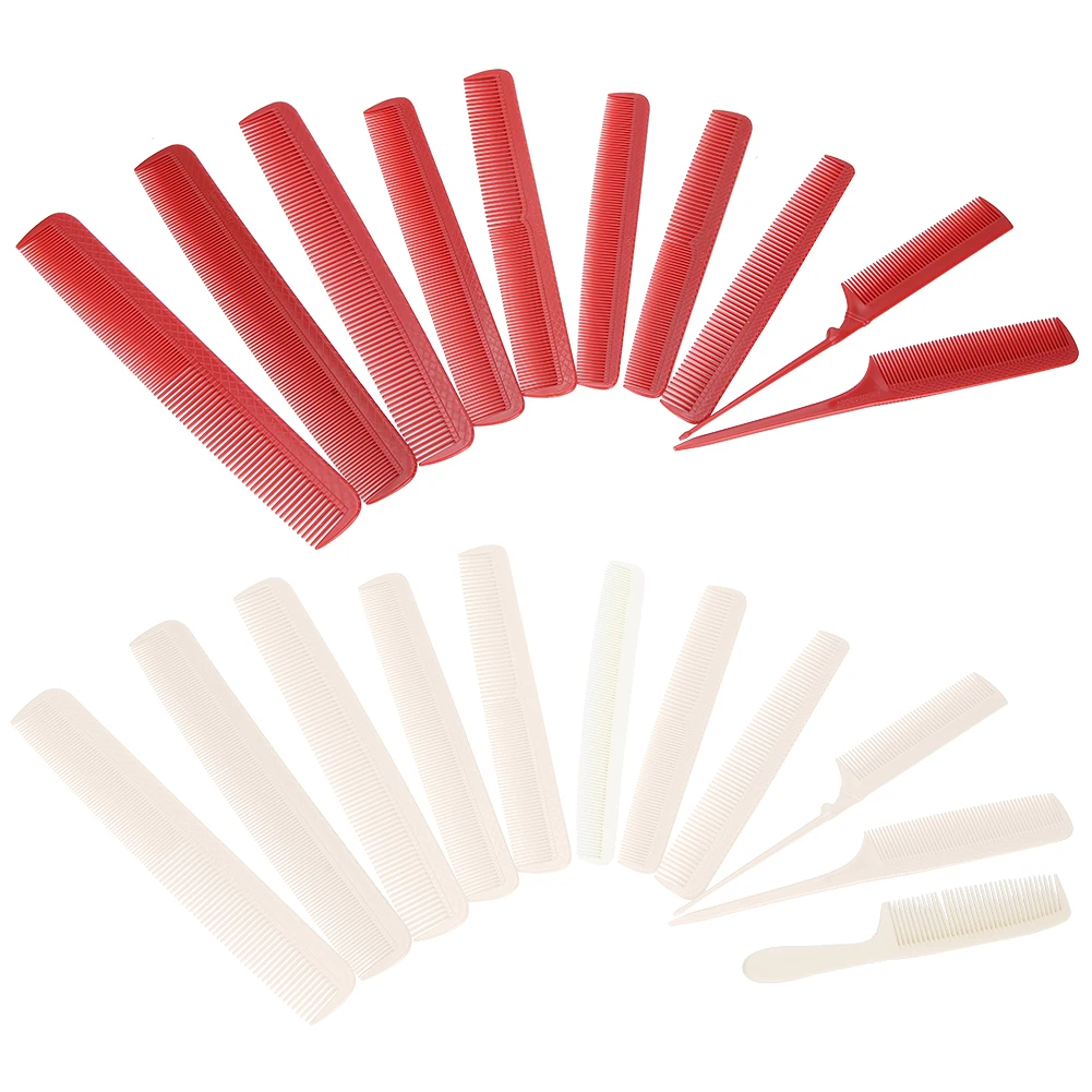 

Профессиональные расчески для стрижки волос, пластиковые расчески для укладки волос, набор для парикмахерской