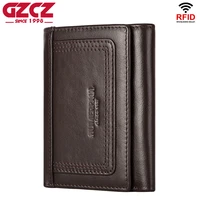 100 genuine cowhide leather men wallet classic short coin purse small vintage wallets brand high quality designer with zipper