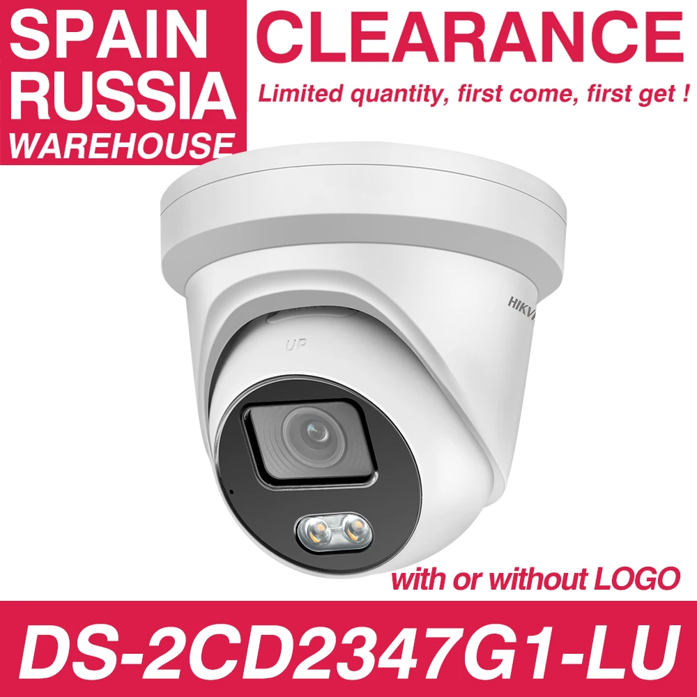 [Clearance ру + EU склад] Hikvision ColorVu DS 2CD2347G1 LU с/без логотипа|Камеры видеонаблюдения| |