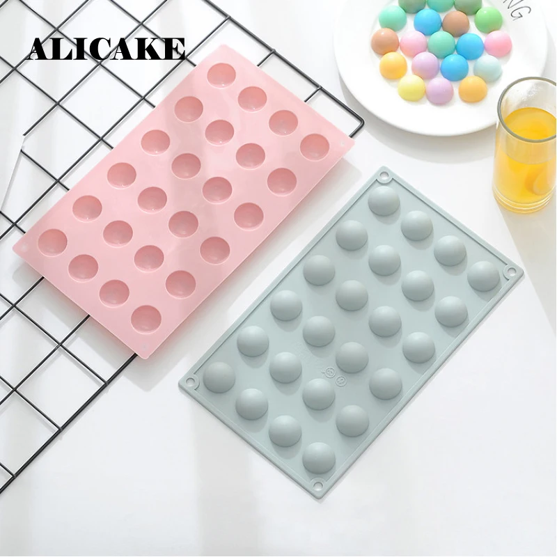 Форма для шоколада с 24 ячейками силиконовая форма сферических шариков