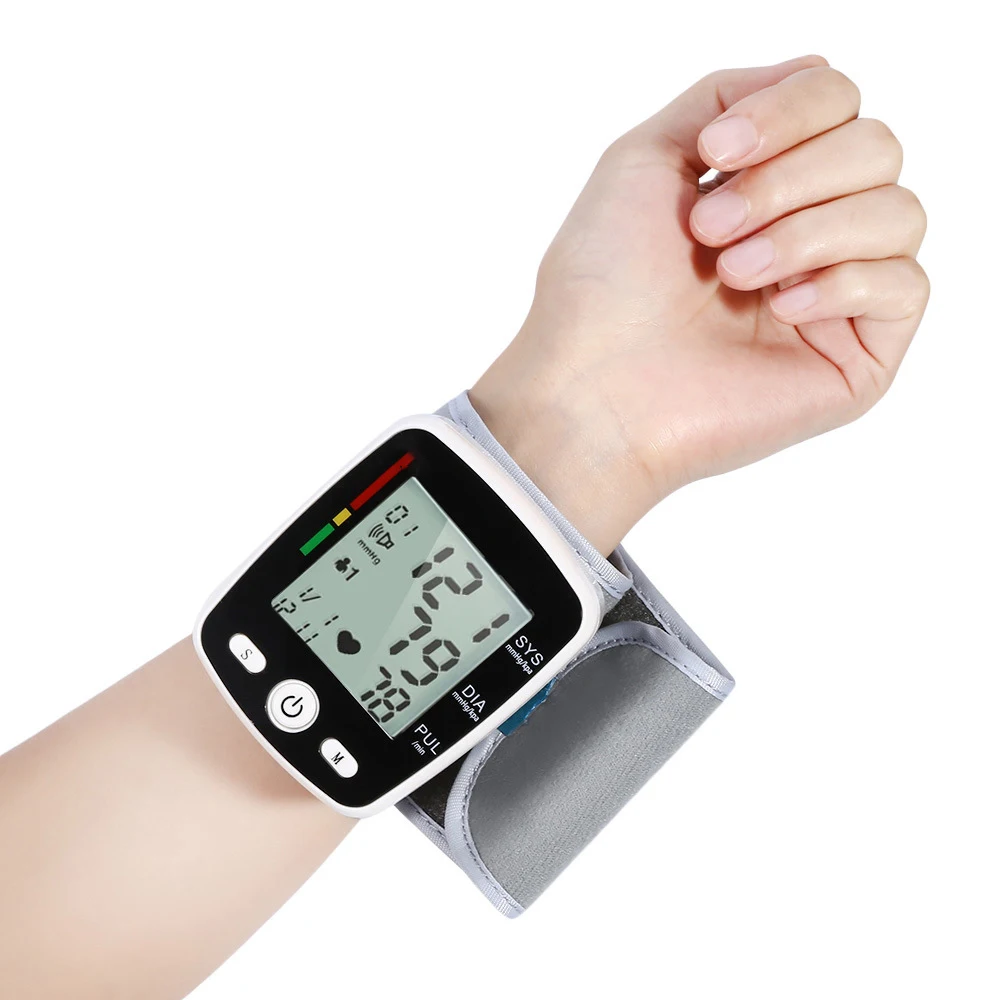 JOYLOVE Automatic Voice Wrist Digital Blood Pressure Monitor Tonometer Meter USB Charge Germany Chip LCD Display | Инструменты