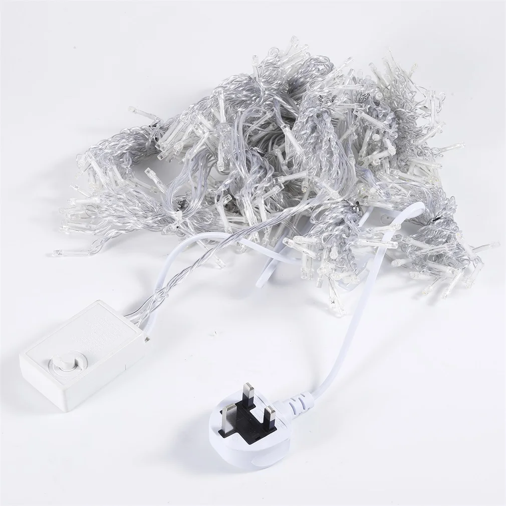 

Высокая Яркость 300 светодиодный ная s-лампа, светодиодная гирлянсветильник для занавесок, мигающая полоса, Рождественское украшение для дом...