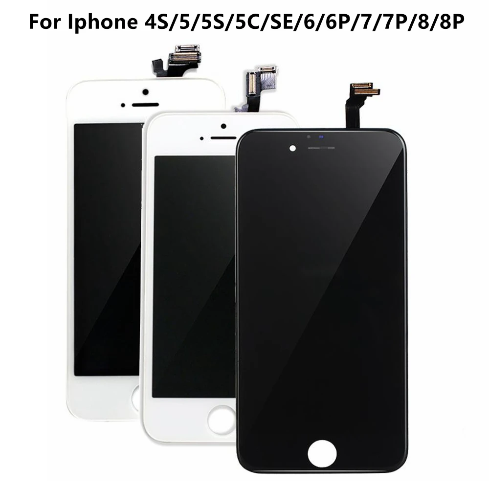 100% протестированный отлично работающий для IPhone 6 7 8 6S плюс ЖК-дисплей экран Замена