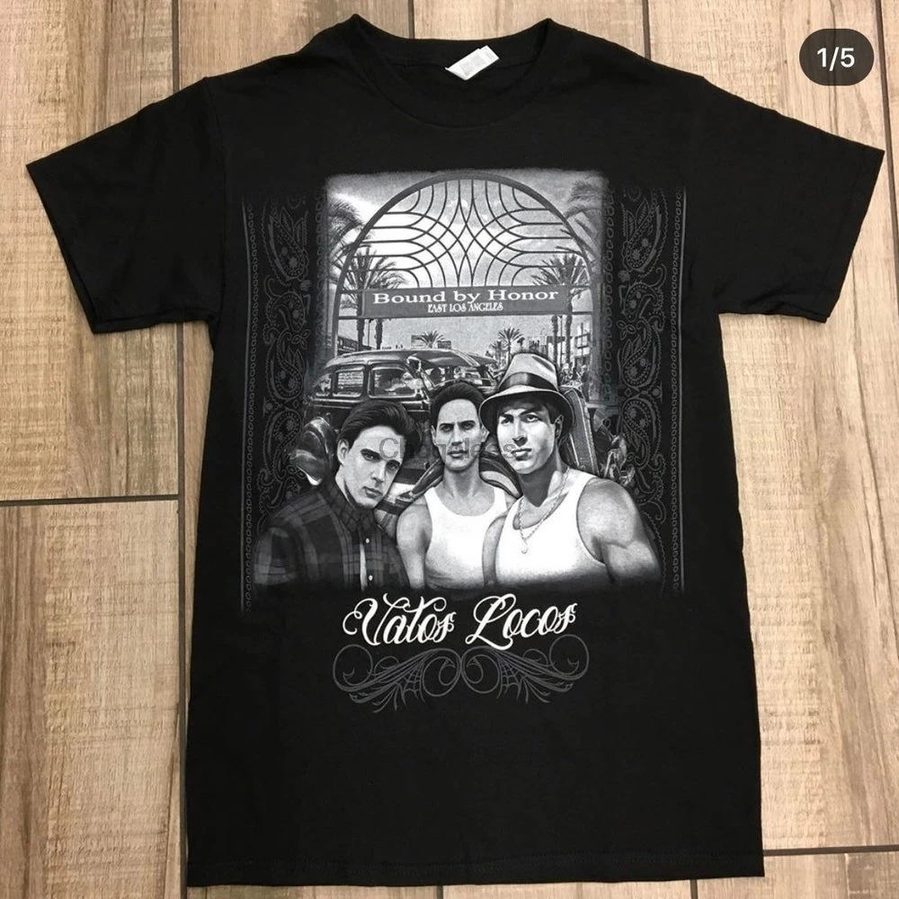 Vatos Locos футболка с изображением крови | Мужская одежда
