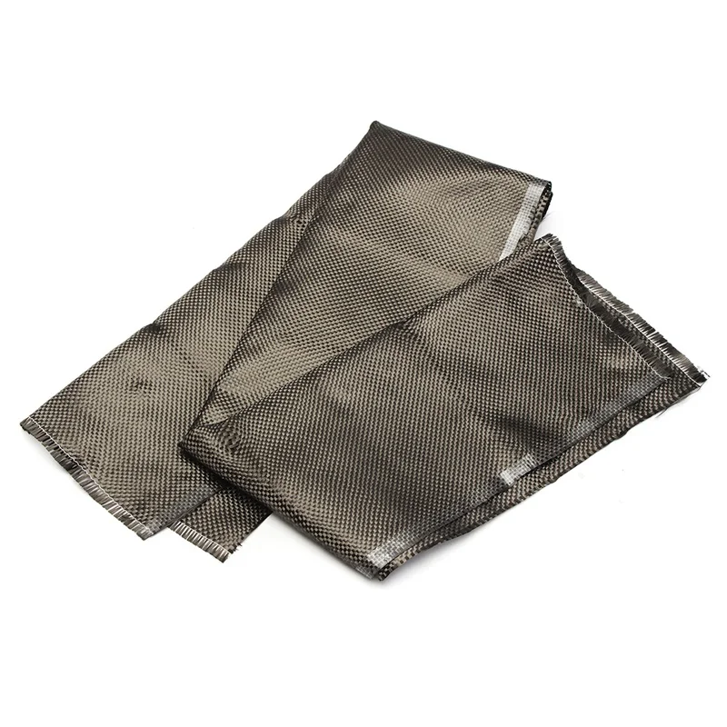Черная ткань из углеродного волокна простая 3k 2x2 Twill для коммерческой
