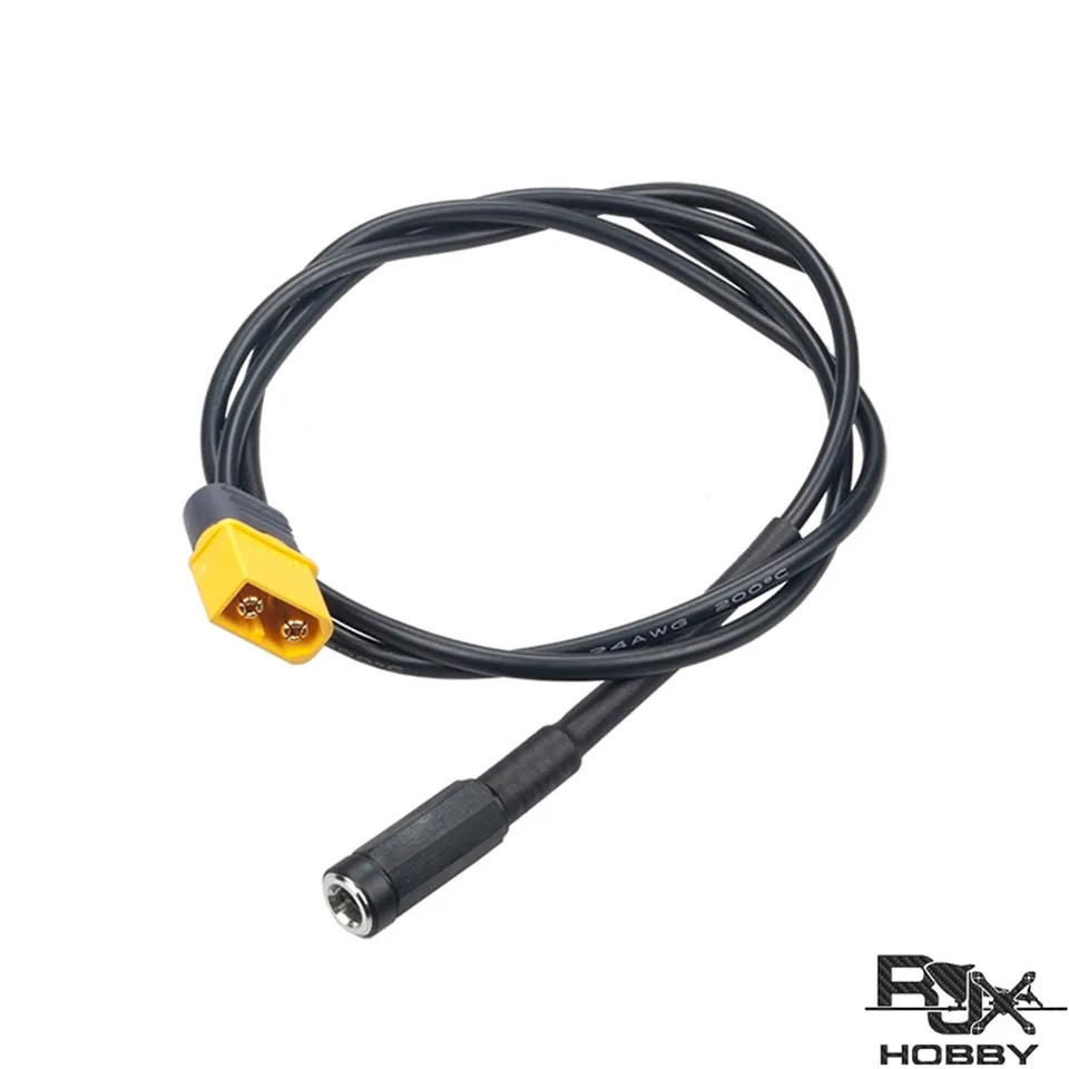 RJXHOBBY XT60 Мужской Цилиндрический разъем для разъема мама DC 5 мм X 2 1 DC5521 каучуковый