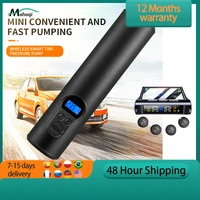 12v 150psi rechargeable air pump tire inflator cordless portable compressor digital car tyre pump for car bicycle tires balls