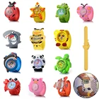 1 предмет, детские часы 3d мультфильм игрушки прекрасный подарок для ребенка с рисунком из аниме, наручные часы Аниме Гладкий силиконовый ремешок для часов ребенок кварцевые часы