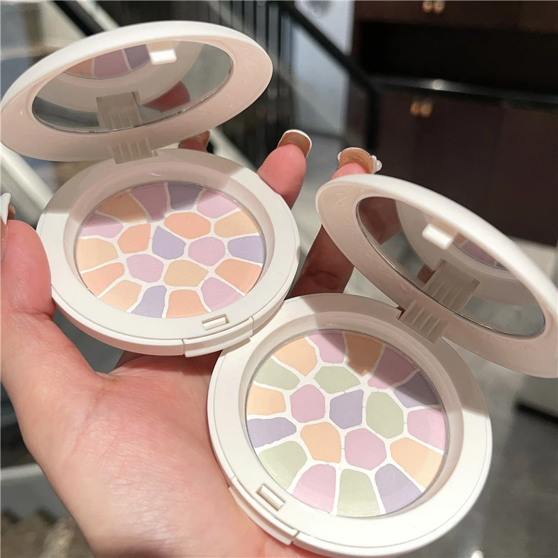 

Makeup Pressed Powder Long Lasting Waterproof Oil Control Pigment Loose Powder Pores Invisible Setting Powder Concealer Cosmetic