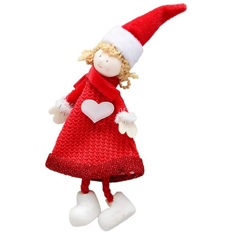

Christmas Tree Decorations Cute Heart Angel Doll Hanging Pendant Party Ornaments