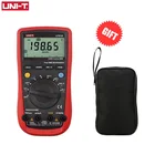 Цифровой мультиметр, измеряющий истинные квадратичные значения UNI-T UT61E автоматически настраивающийся диапазон UT61ABCD AC DC измеритель удержания данных Multimetre + USB Напряжение и Текущий монитор