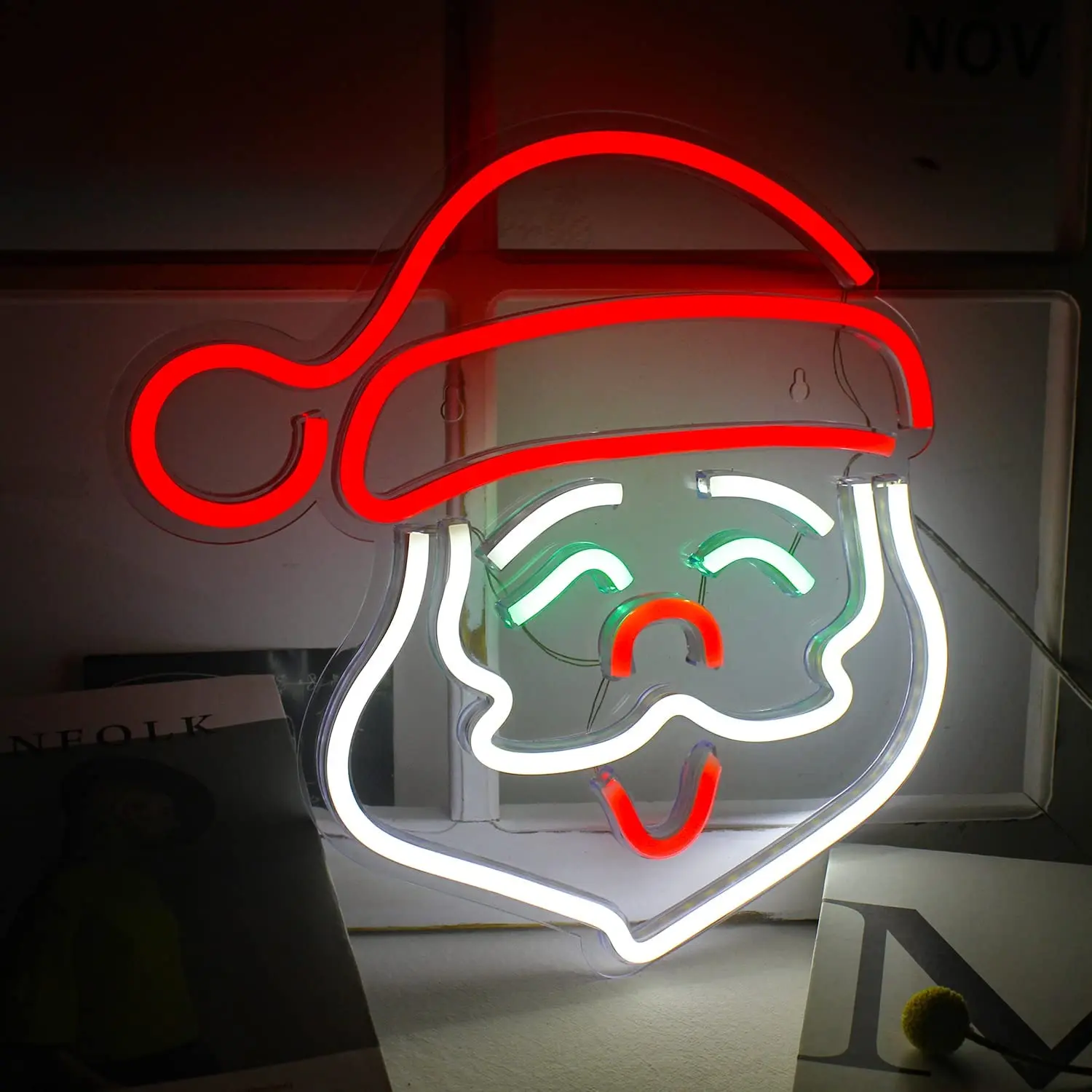 

Christmas Neon Lights With Acrylic LED Neon Wall Lights Wall Decoration Neon Signs Used For Christmas Party Supplies Bedroom