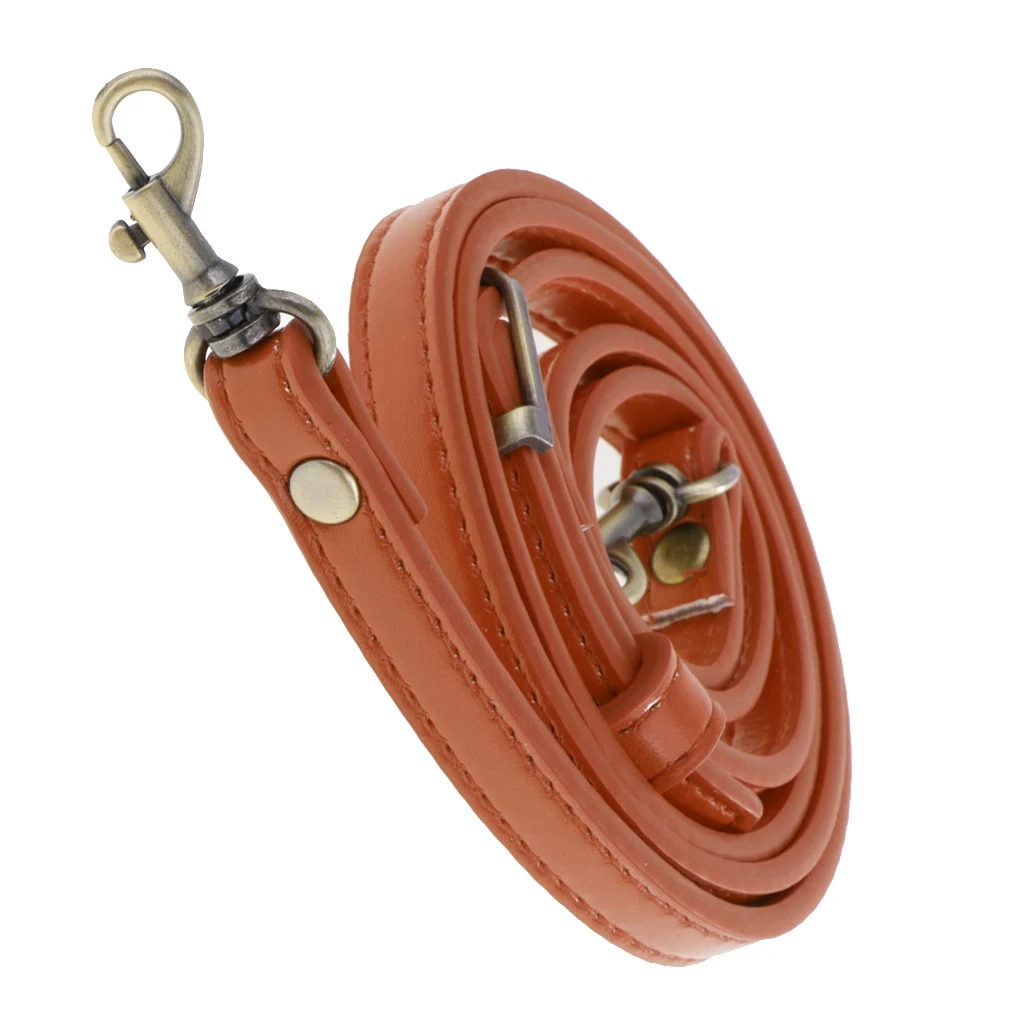 123cm Quality Leather Shoulder Bag Strap Fashion Accessories DIY Cross Body Adjustable Belt New Brown Replacement | Дом и сад